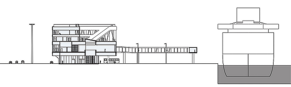 C.F. Møller Architects, Mads Mandrup, Ferry Terminal, Värtaterminalen, Stockholm, Sweden, Nivå Landskapsarkitekter